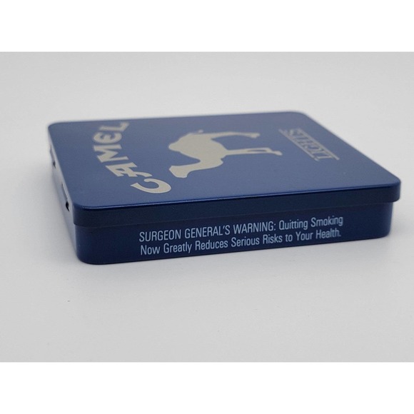 Vintage Camel Lights Tin Metal Container RJ Reynolds Tobacco Co. - Picture 5 of 7